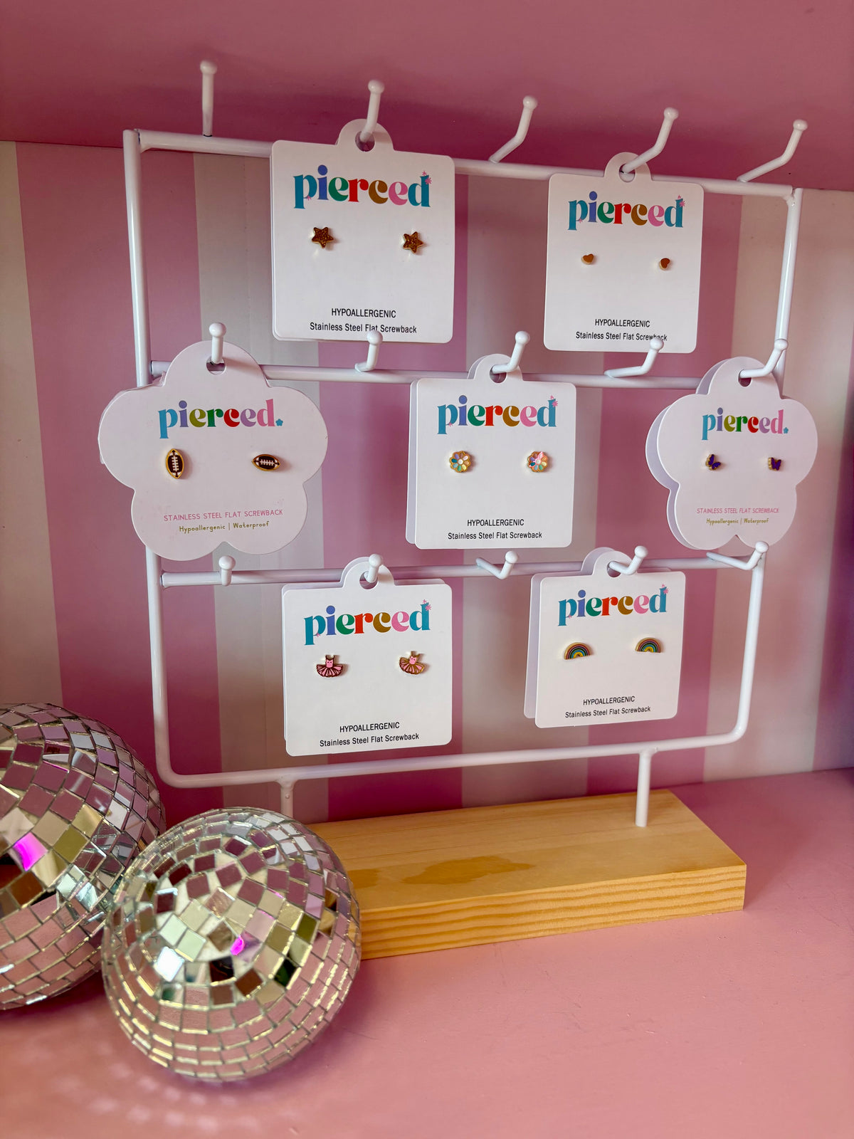 KIDS- Pierced Co Earrings
