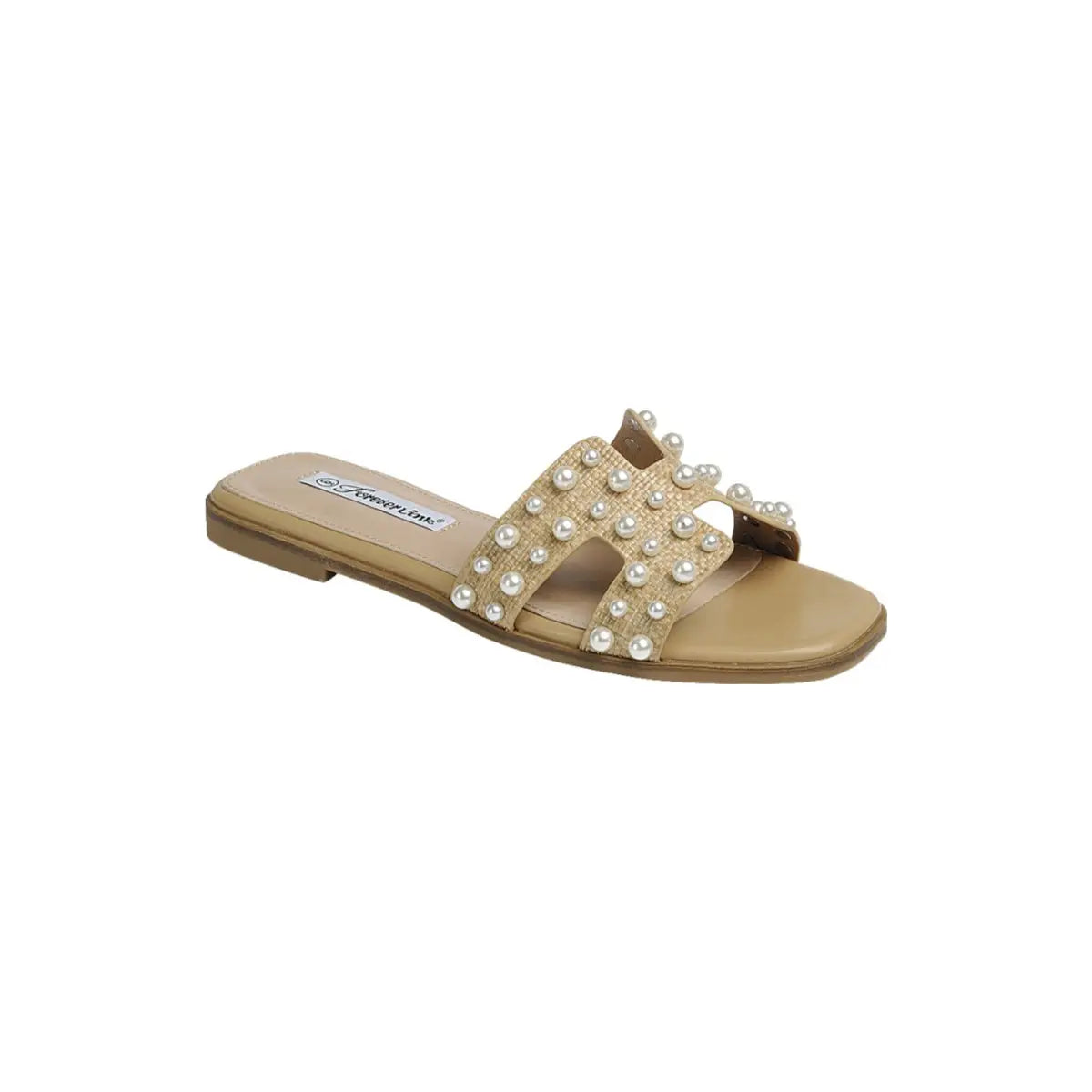 RAFFIA PEARL Sandals