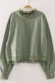 Lace Layered Sweatshirt