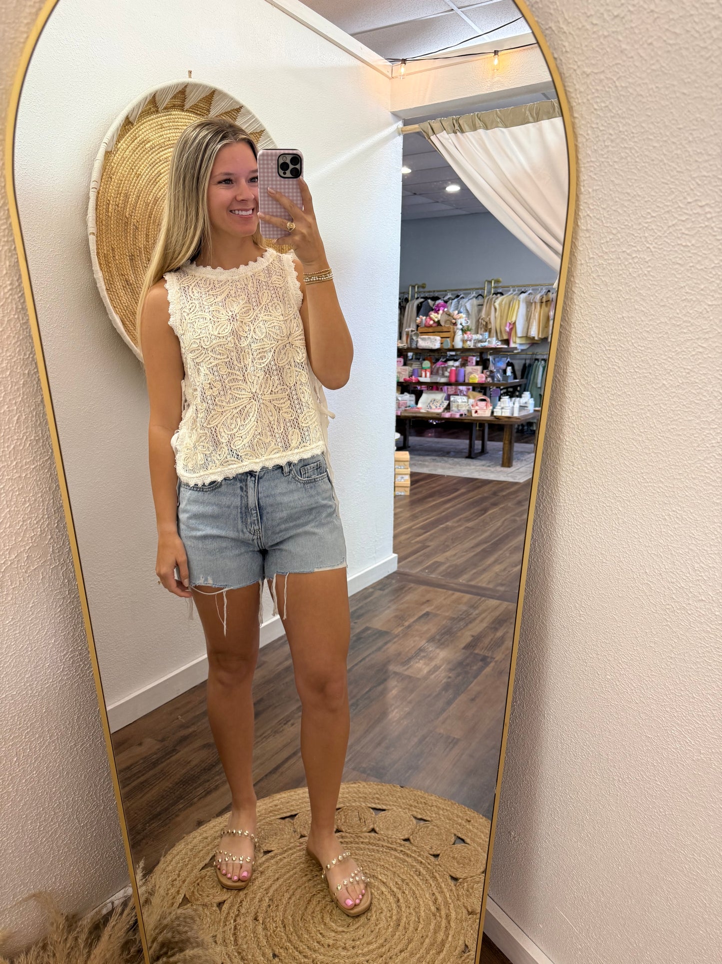 Lace Tied Up Tank