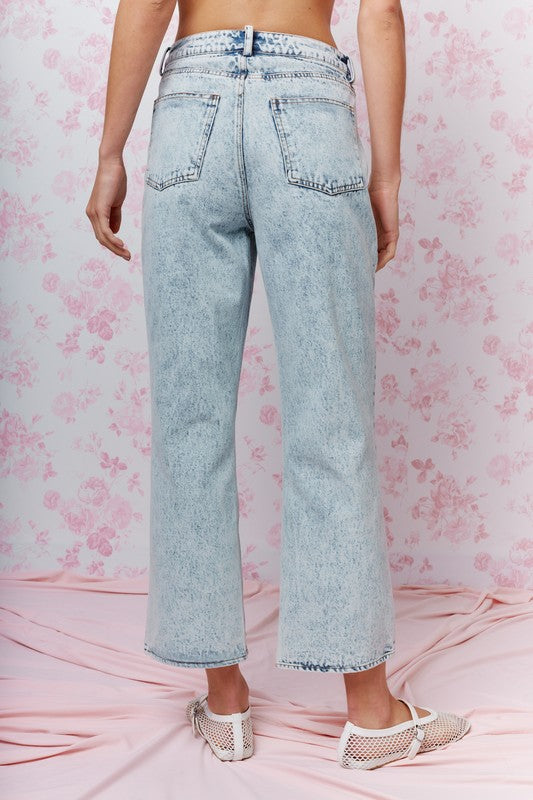 Pearl Light-wash Denim Jeans