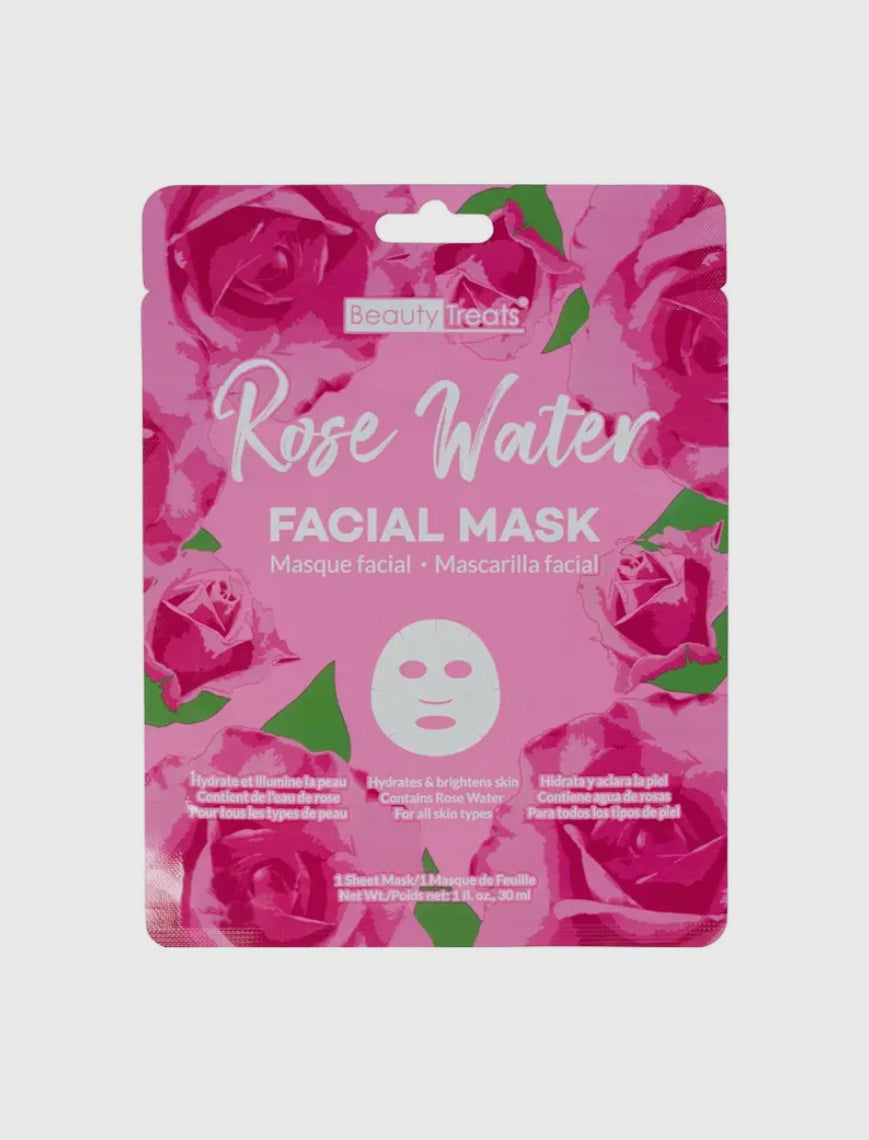 Rose Water Facial Sheet Mask
