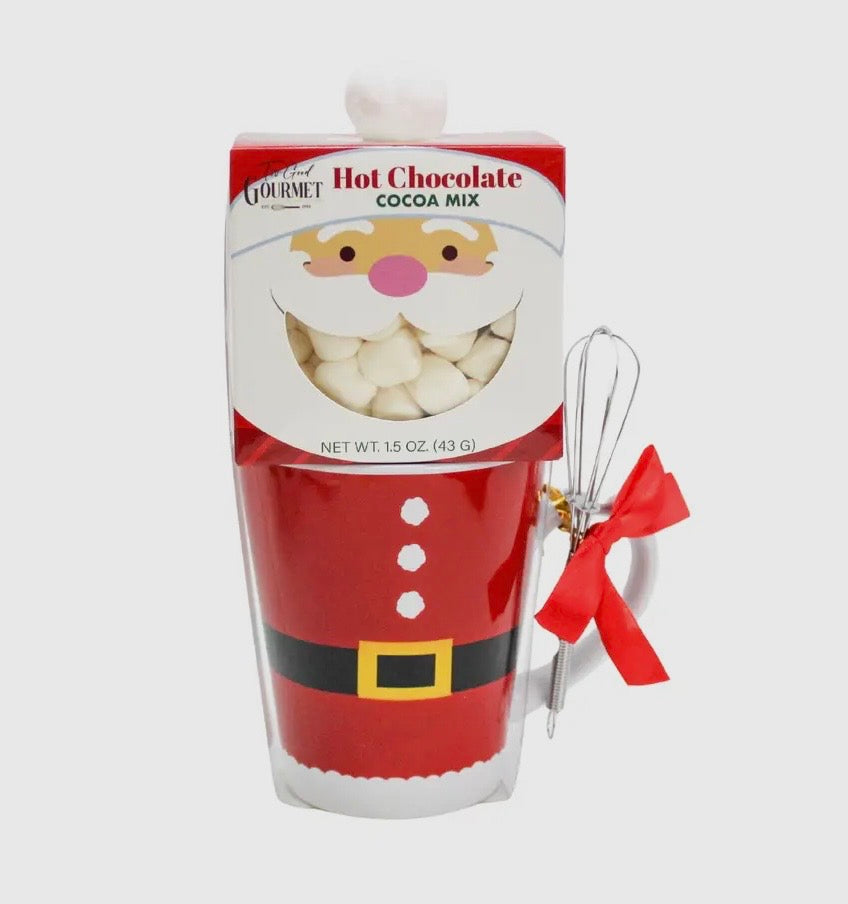 Santa Cocoa Mug Set