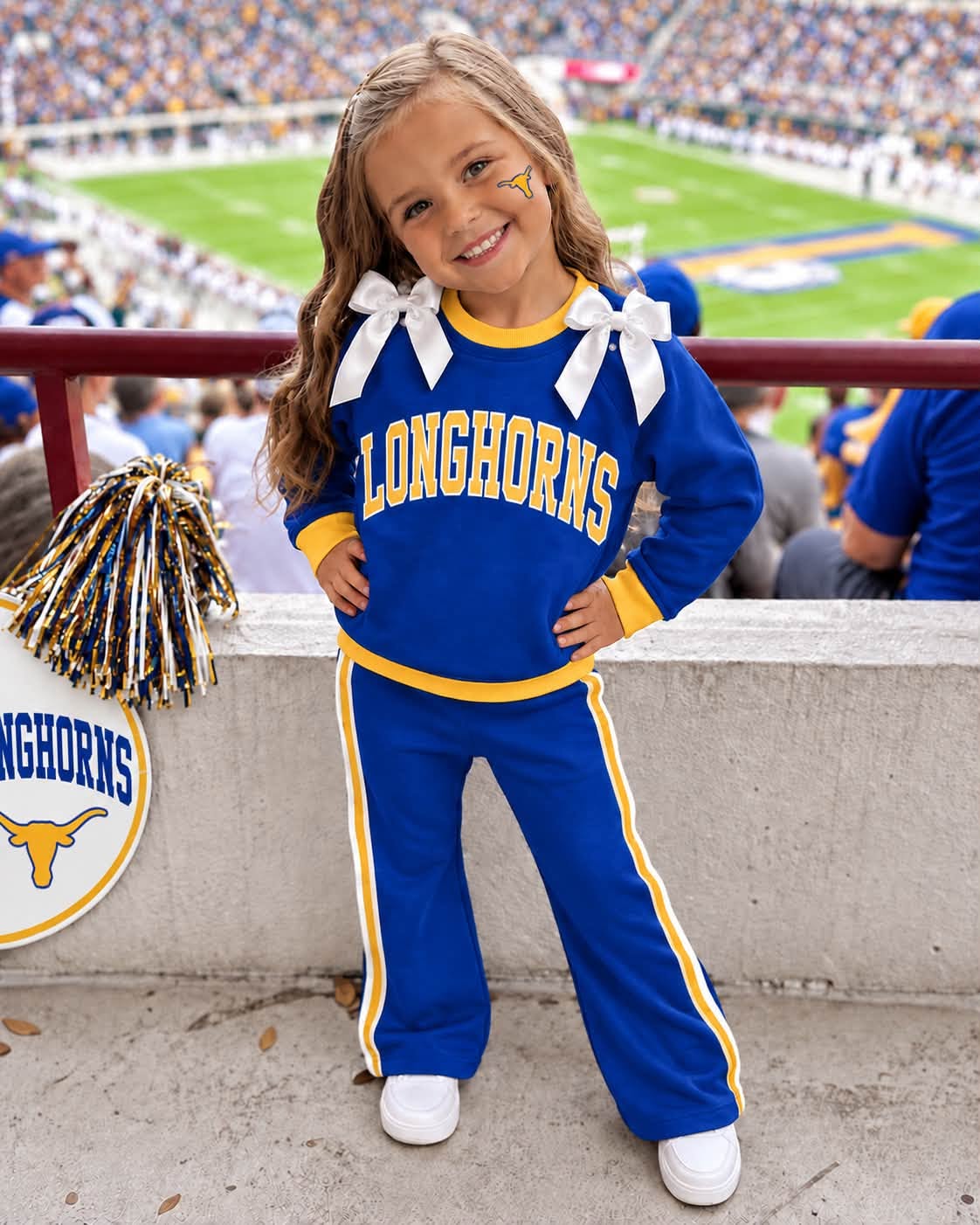 KIDS- Bow sweatshirt set HF