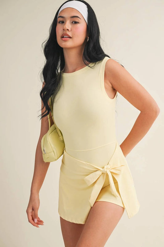 Tank Wrap & Tie Athletic Dress