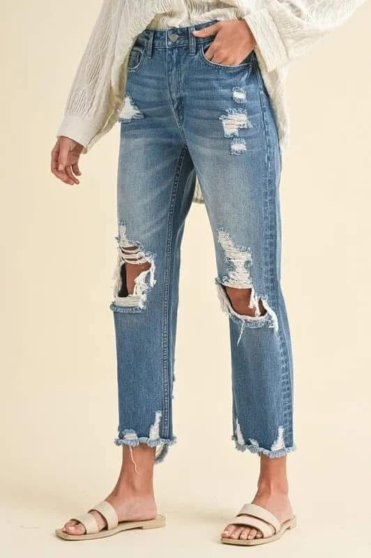 Annie Distressed Jeans