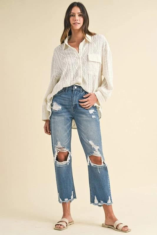 Annie Distressed Jeans