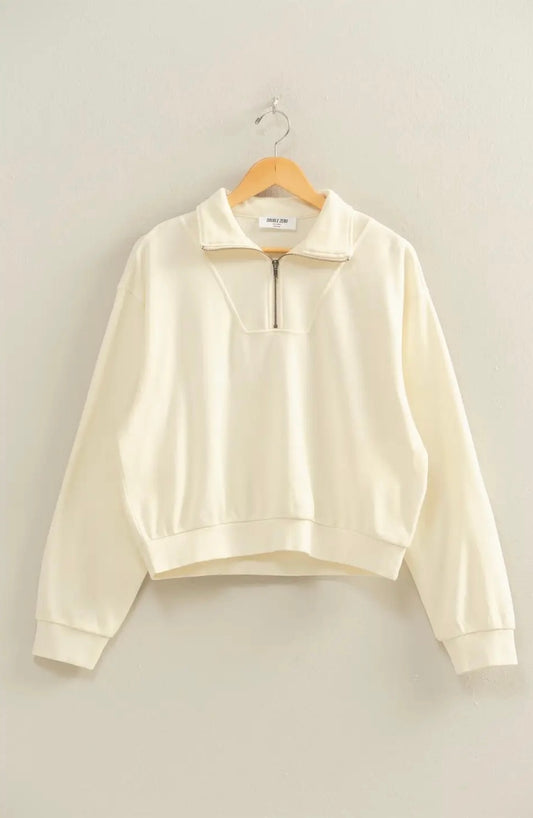 Basic Quarter Zip Pullover