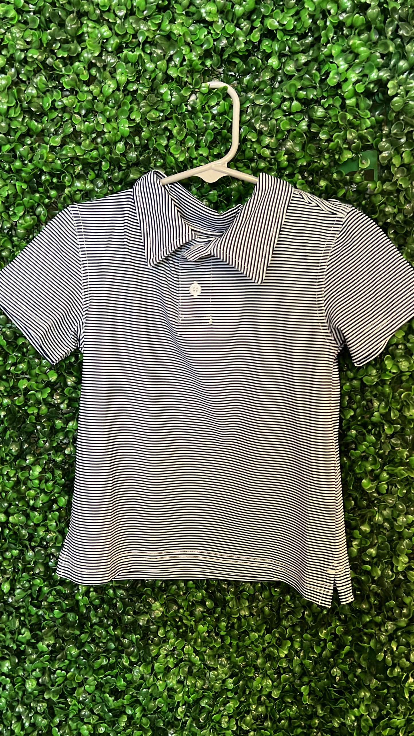 Navy Stripe Polo