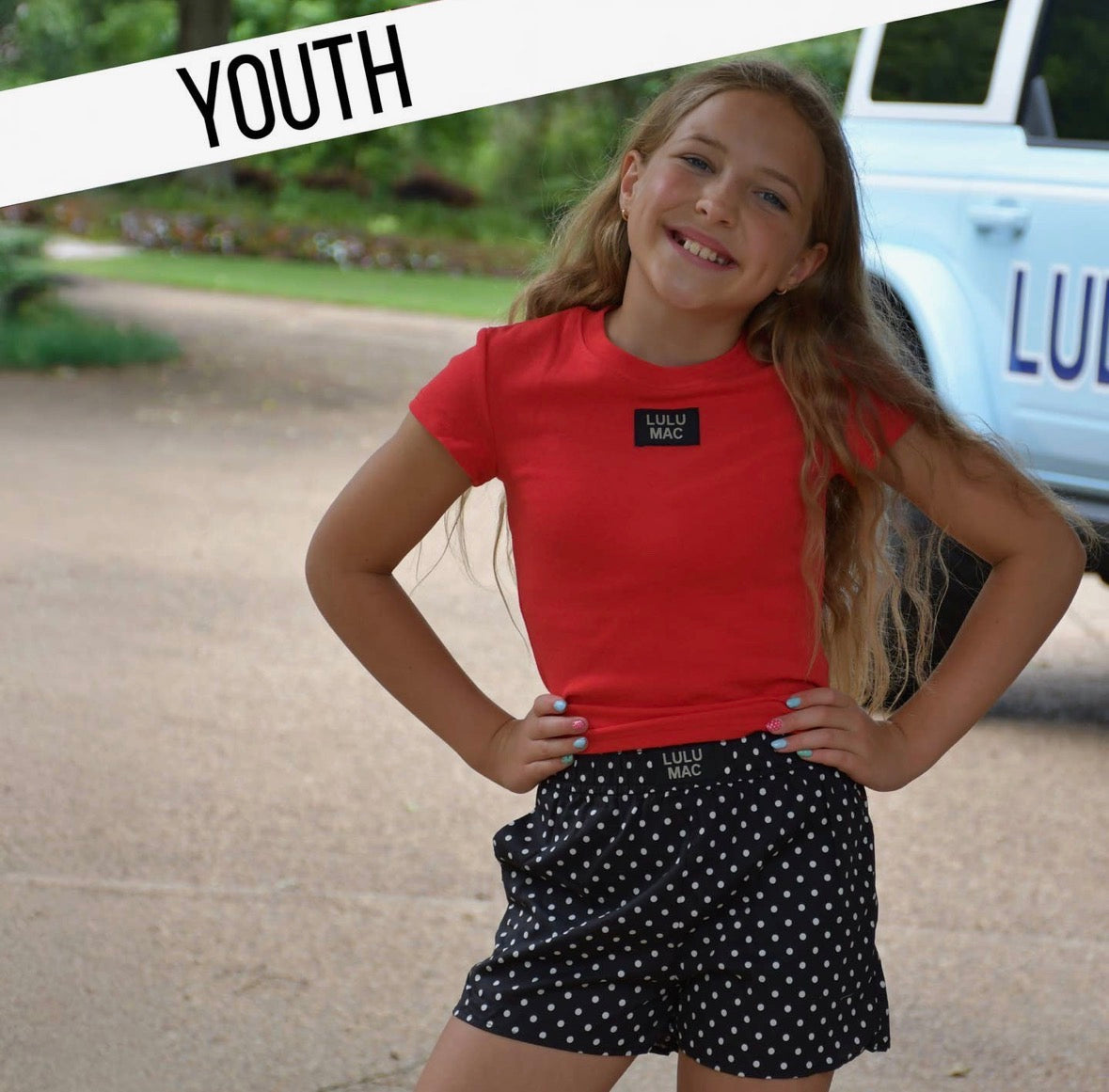 Youth LULU MAC Mini Polka Short