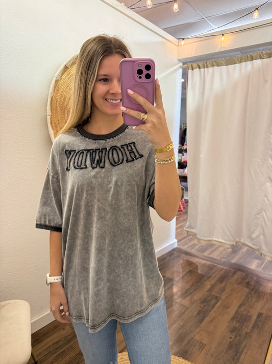 Howdy Oversized T-shirt