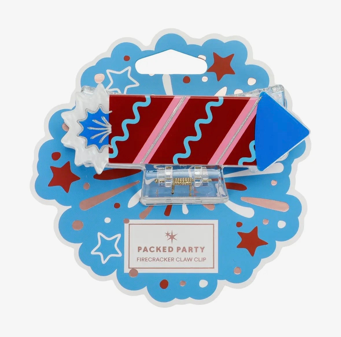Firework Claw Clip