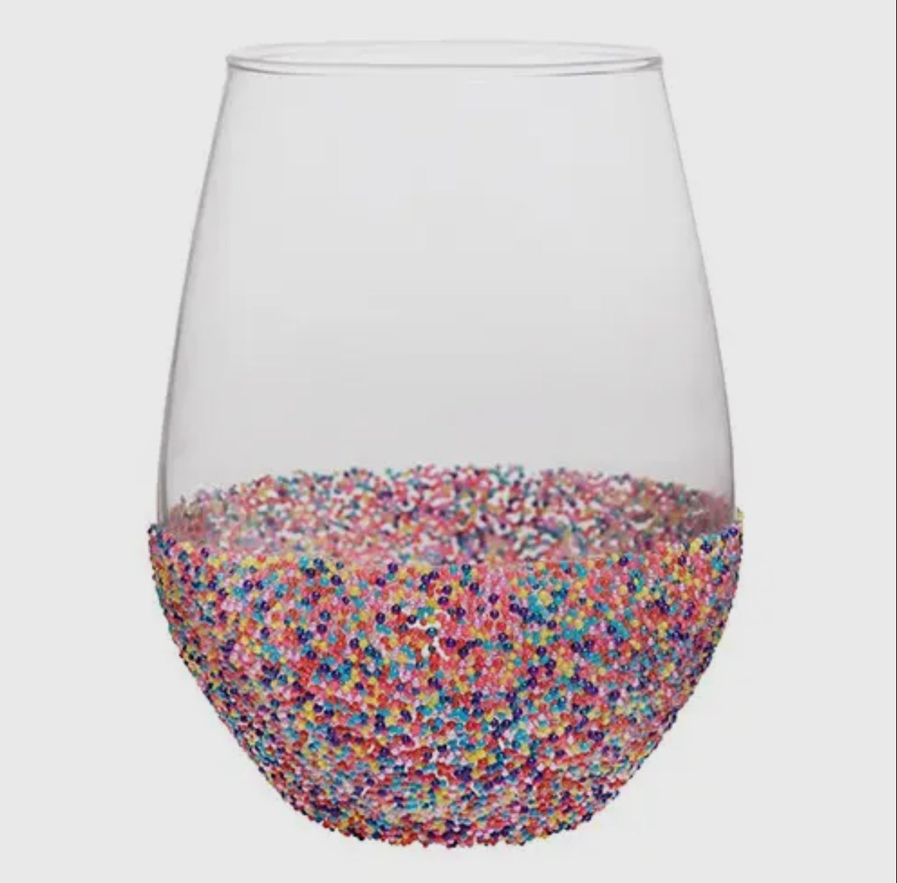 Wine Glass- Sprinkle Dip