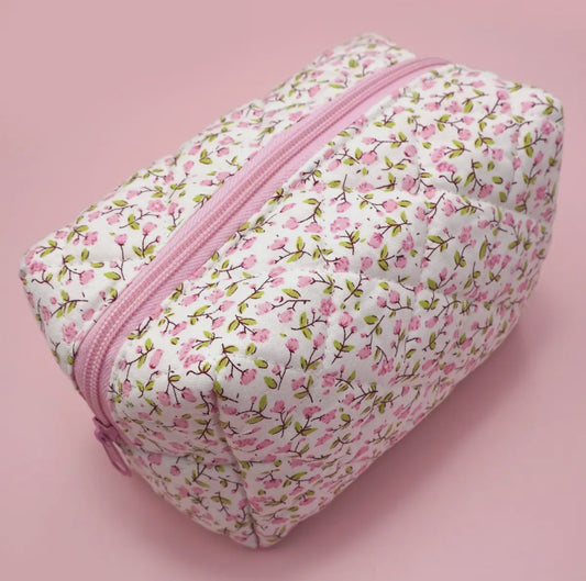 Quilted Cosmetic Bag