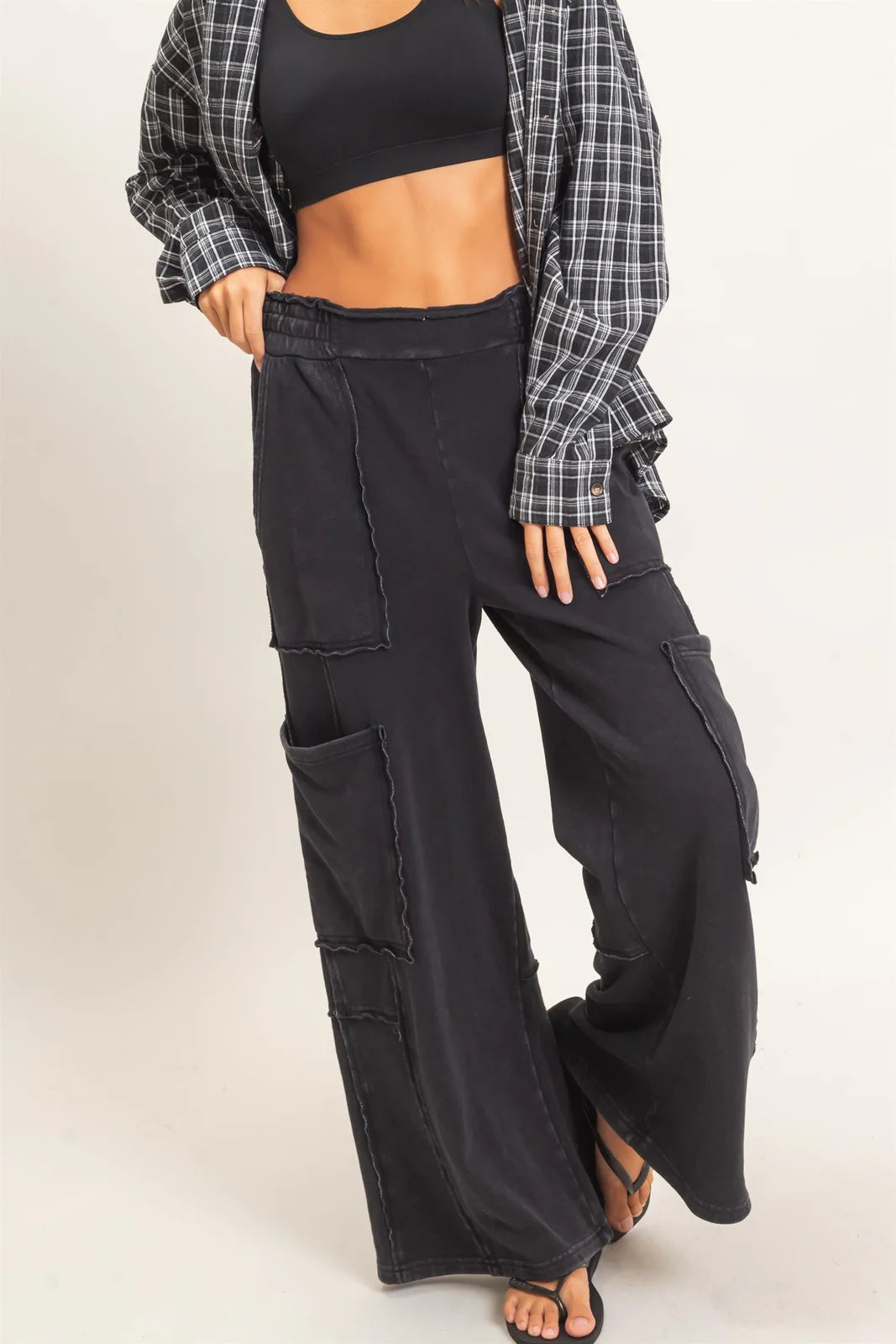 Mineral Wash Cargo Pocket Pant
