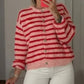 Valentines Stripe Cardigan