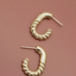 GOLD HOOP EARRINGS