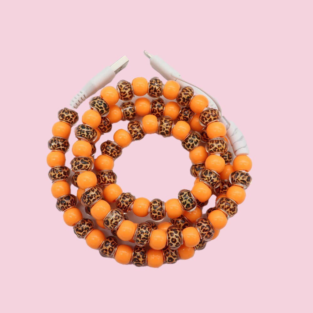Beaded Data Cable 2 in 1 type-c to ip15