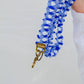Royal Blue Checkered Lanyard