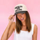 "God Bless the Ballers" on Tan Cap with Patch Work
