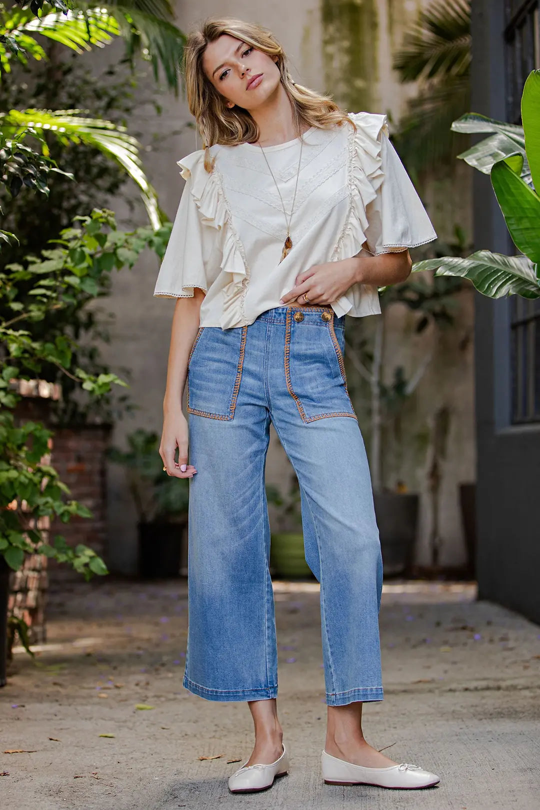 Flutter Bone Blouse