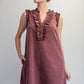 Mineral Ruffled Mini Dress