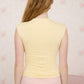 Reversible Funnel Neck Scrunch Knit Top