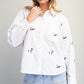 Embroidered Duck Button Down Shirt