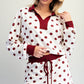 Collared Polka Short Set