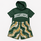 KIDS- custom hoodie & shorts set (team name)