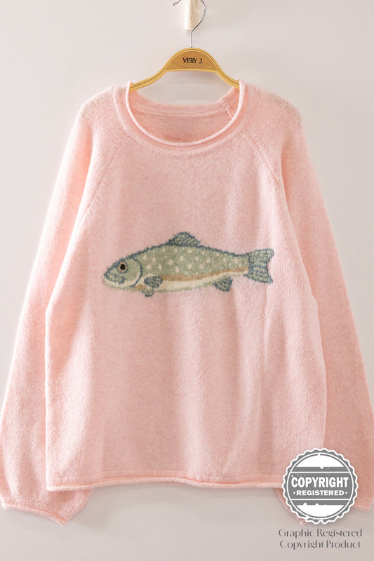 PLUS Gone Fishing Sweater