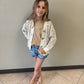 Girls Confetti Knit Cardigan