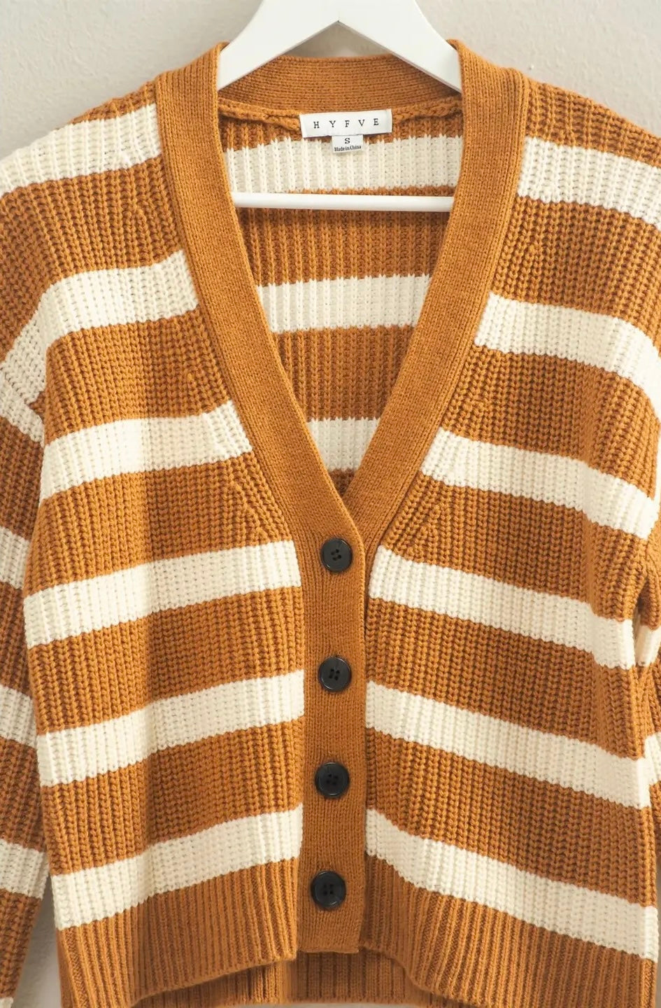 Cozy Fall Stripe Cardigan