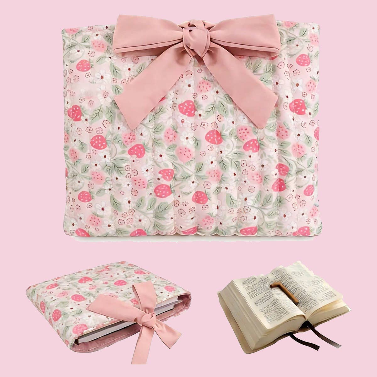 Walk By Faith Bible Cover Bow-tie Drawstring Bag