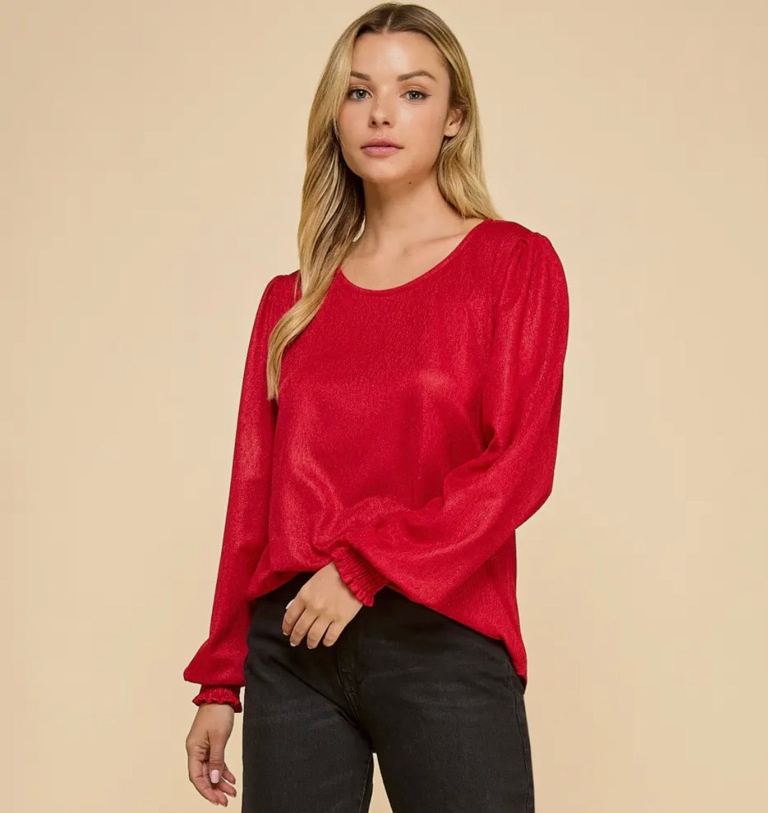 Merry & Bright Shimmer Blouse