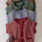Two Toned Ribbed Knit Vest