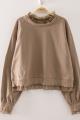 Lace Layered Sweatshirt