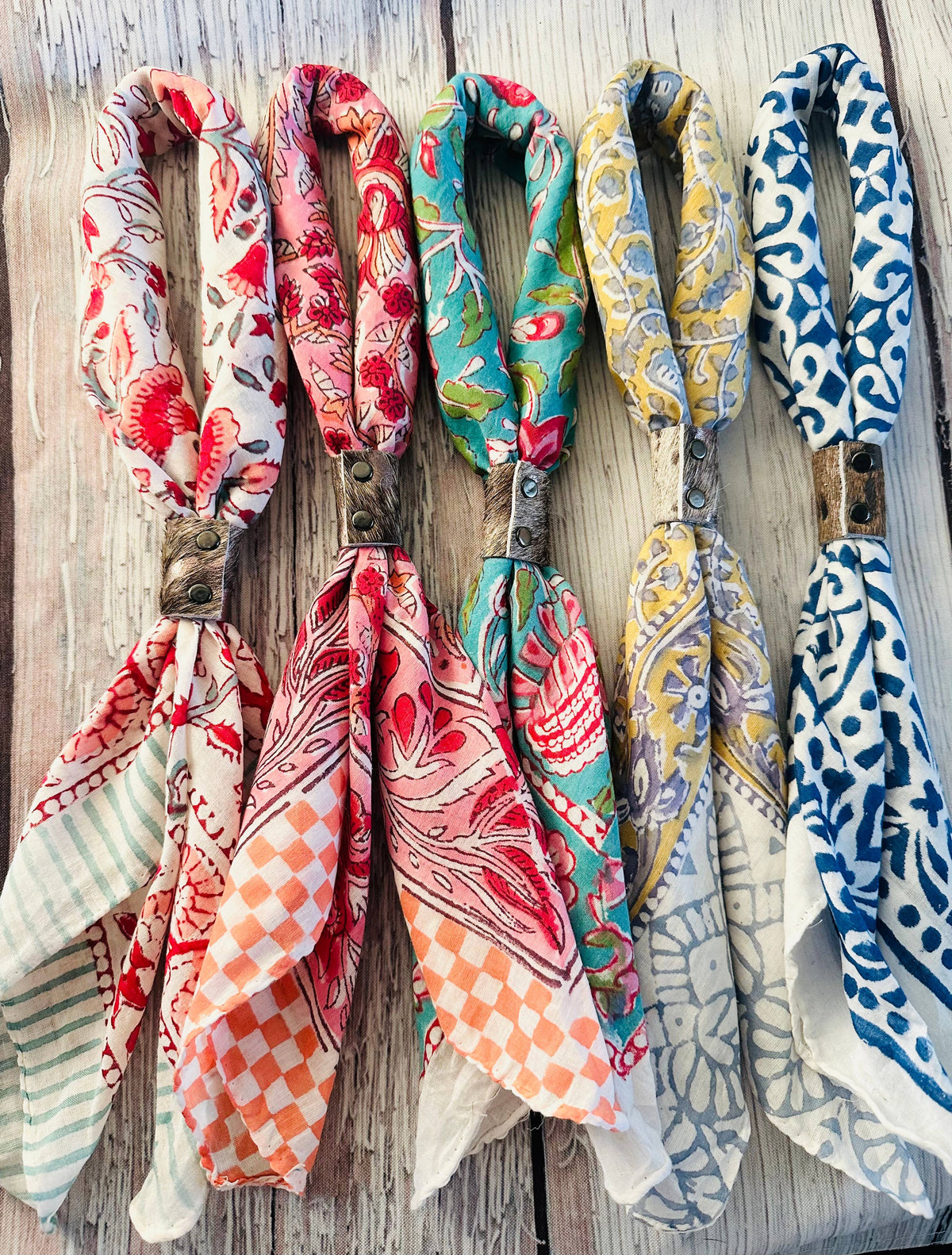 Bright Boho Bandanas  (slides sold separately)