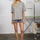 WASHED EXPOSED SEAM RELAXED T-SHIRT