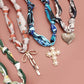 HANDMADE PRINTED SCARF NECKLACE | 80N91790