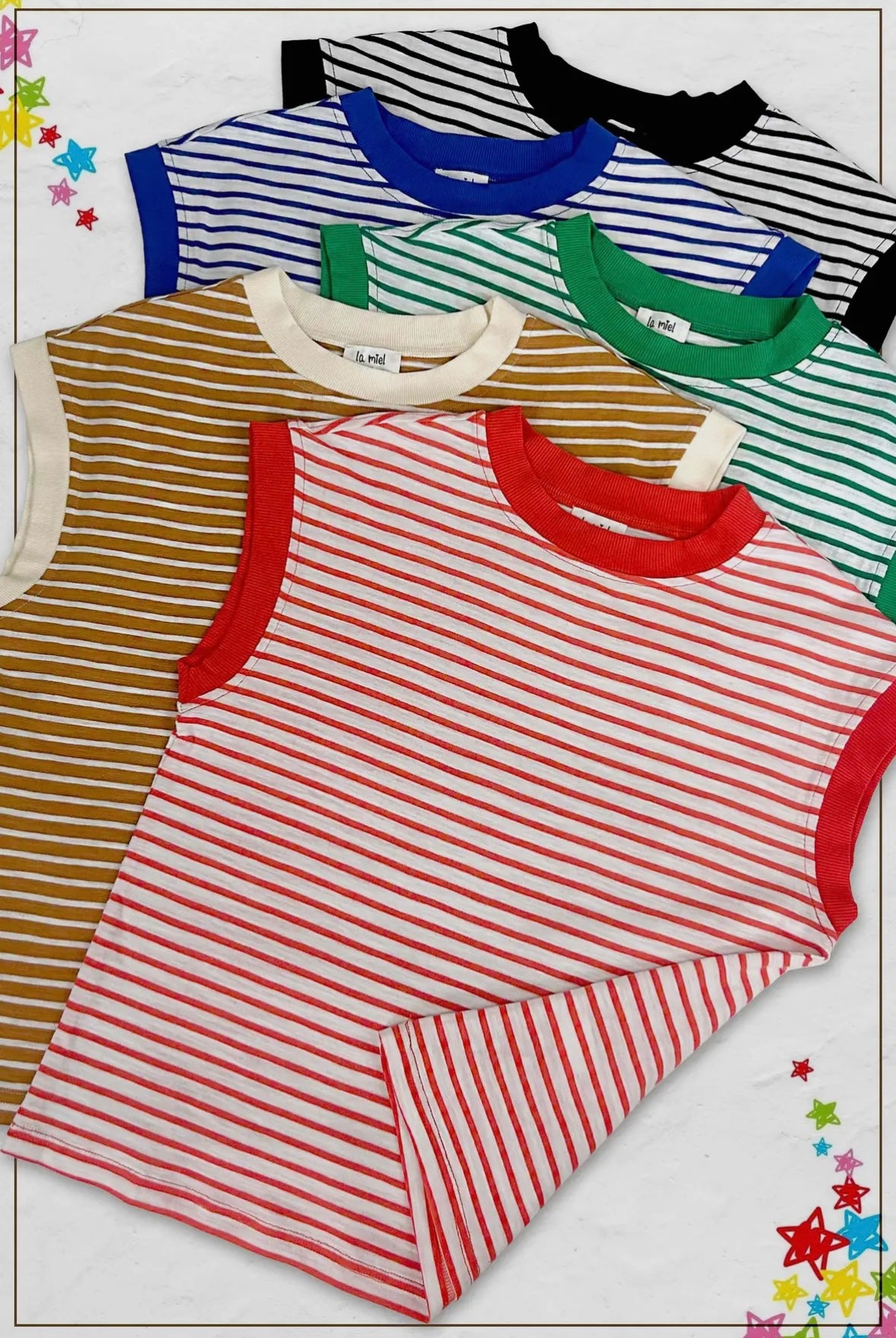 Nautical Cap Sleeve Top