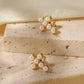 Pearly Cross Studs