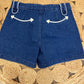 Denim Western Shorts