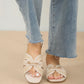 Cream Trim Detail Sandal