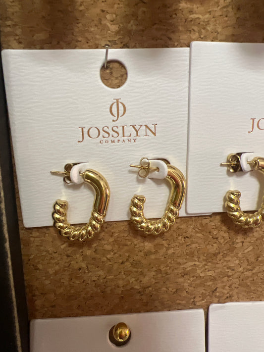 GOLD HOOP EARRINGS