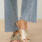 Gold Stitch Detail Sandal