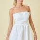 Strapless Fit & Flair Mini Dress