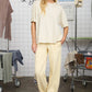 WASHED EXPOSED SEAM RELAXED T-SHIRT