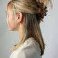 SCALLOPED HAIR CLIP | LEOPARD