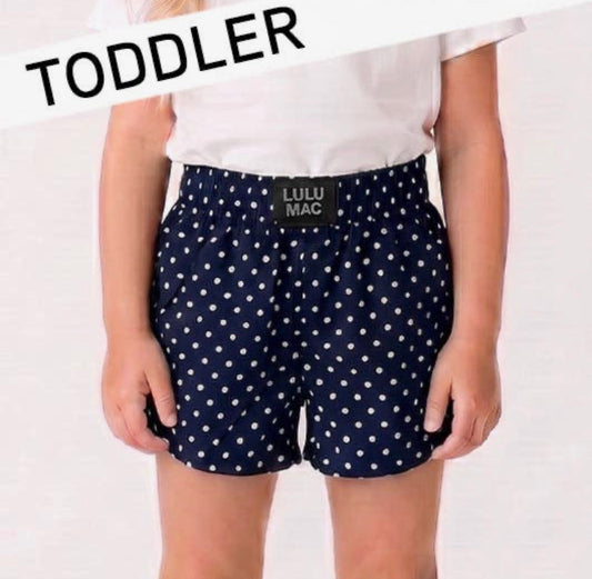 Toddler LULU MAC Mini Polka Short